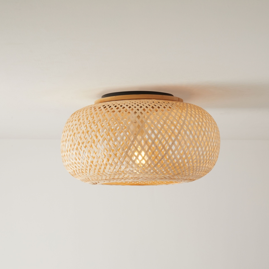 Потолочный светильник SALOMON 1xE27/10W/230V диаметр 40 см бамбук