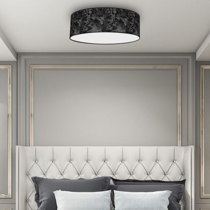 Потолочный светильник SATINO 3xE27/60W/230V черный/серый