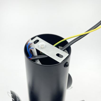 Потолочный светильник SFERIO 3xE14/5W/230V черный/прозрачный