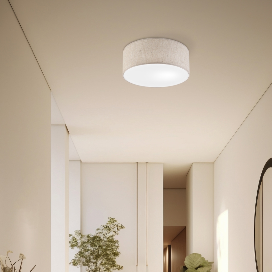 Потолочный светильник SIRJA 1xE27/15W/230V диам. 35 см бежевый