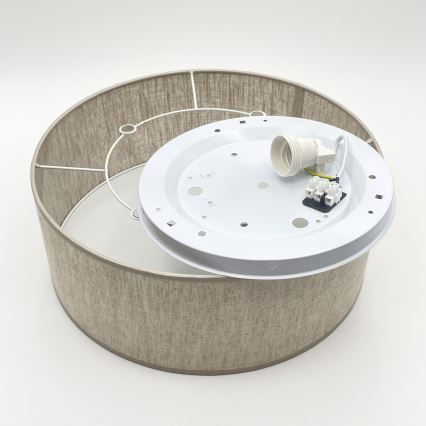 Потолочный светильник SIRJA 1xE27/15W/230V диам. 35 см бежевый