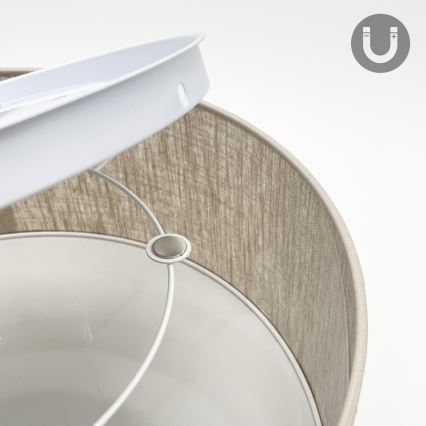 Потолочный светильник SIRJA 1xE27/15W/230V диам. 35 см бежевый