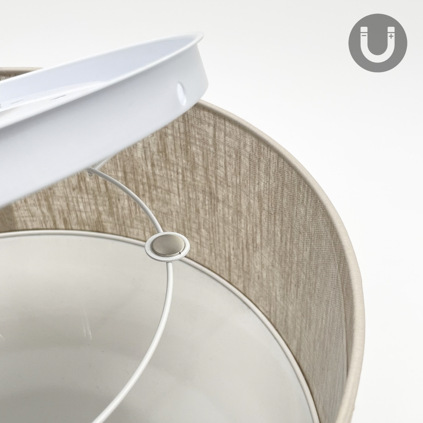 Потолочный светильник SIRJA 1xE27/15W/230V диам. 35 см бежевый