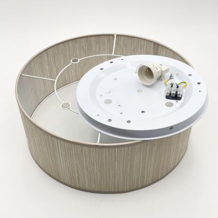 Потолочный светильник SIRJA 1xE27/15W/230V Ø 35 см бежевый