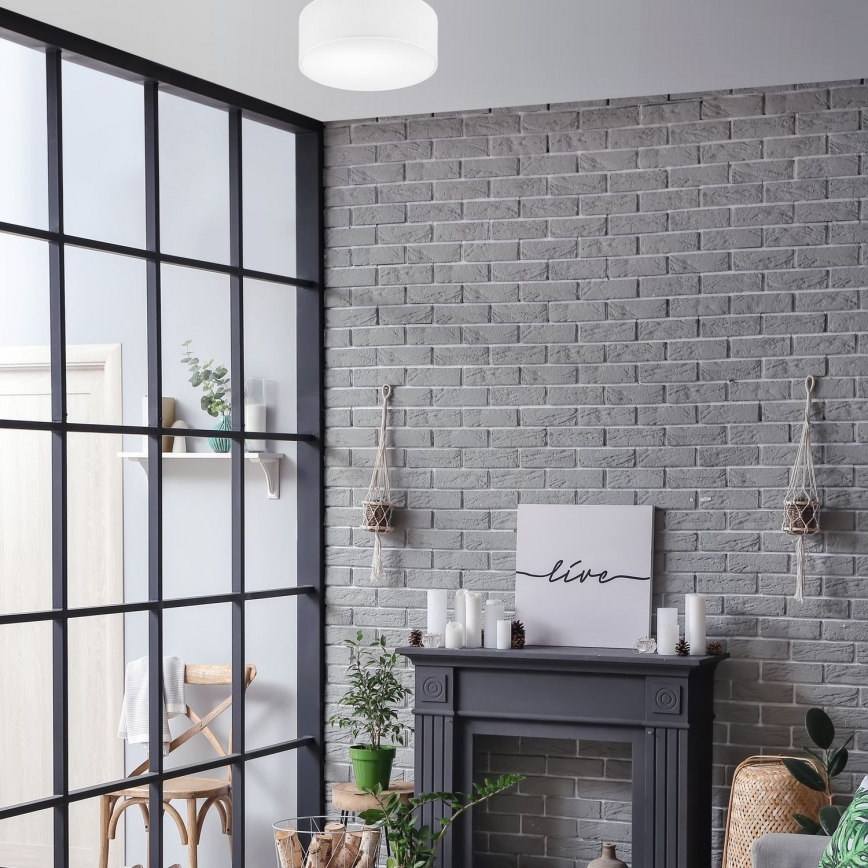 Потолочный светильник SIRJA 1xE27/60W/230V диаметр 35 см белый