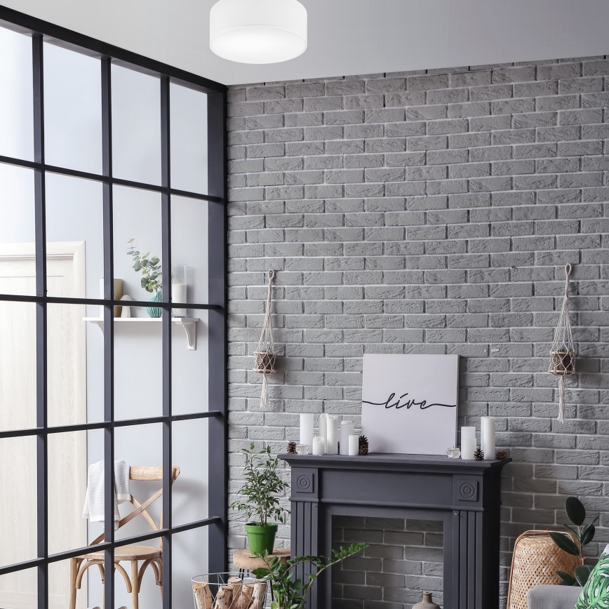 Потолочный светильник SIRJA 1xE27/60W/230V диаметр 35 см белый