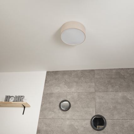 Потолочный светильник SIRJA 1xE27/60W/230V диаметр 35 см бежевый