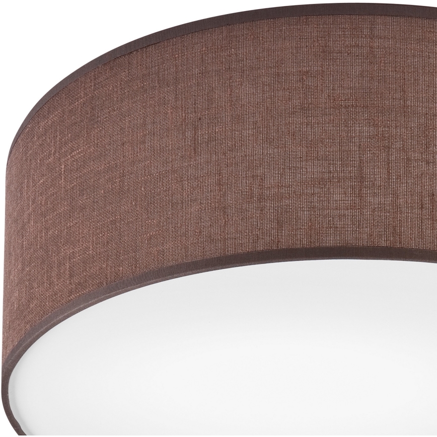 Потолочный светильник SIRJA 1xE27/60W/230V диаметр 35 см коричневый