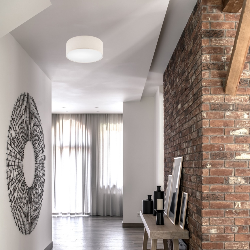 Потолочный светильник SIRJA 1xE27/60W/230V диаметр 35 см кремовый