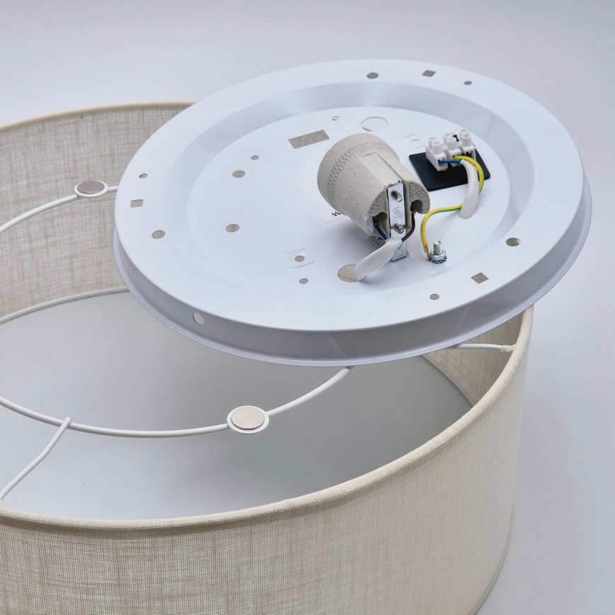 Потолочный светильник SIRJA 1xE27/60W/230V диаметр 35 см кремовый