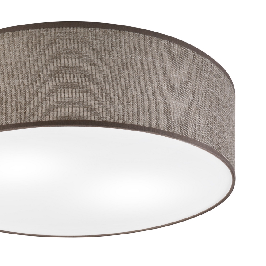 Потолочный светильник SIRJA 2x E27, 15 Вт, 230 В, диаметр 45 см, коричневый