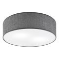 Потолочный светильник SIRJA 2xE27/15W/230V диам. 45 см серый