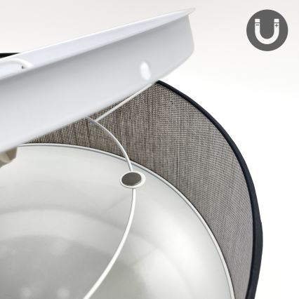 Потолочный светильник SIRJA 2xE27/15W/230V, диаметр 35 см, коричневый