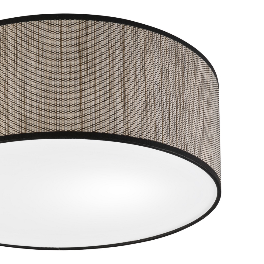 Потолочный светильник SIRJA 2xE27/15W/230V, диаметр 35 см, коричневый