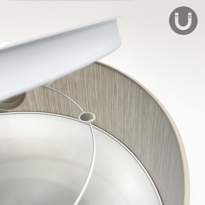 Потолочный светильник SIRJA 2xE27/15W/230V, диаметр 45 см, бежевый