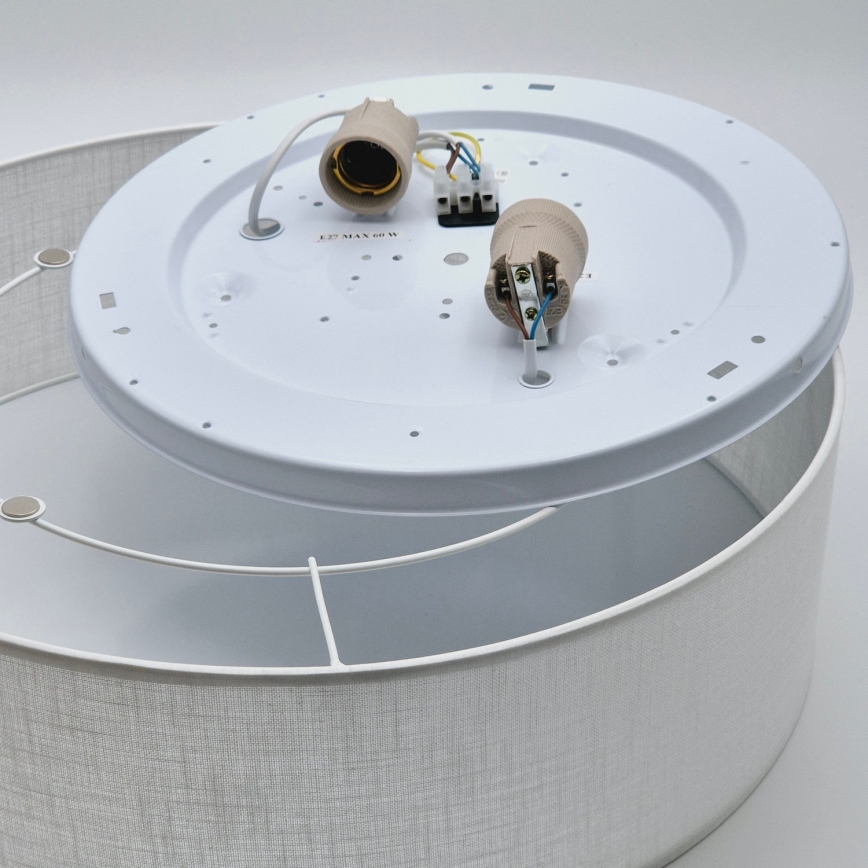 Потолочный светильник SIRJA 2xE27/60W/230V диаметр 45 см белый