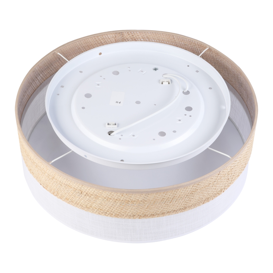 Потолочный светильник SIRJA BOHO 2xE27/15W/230V, диаметр 45 см, бежевый/белый