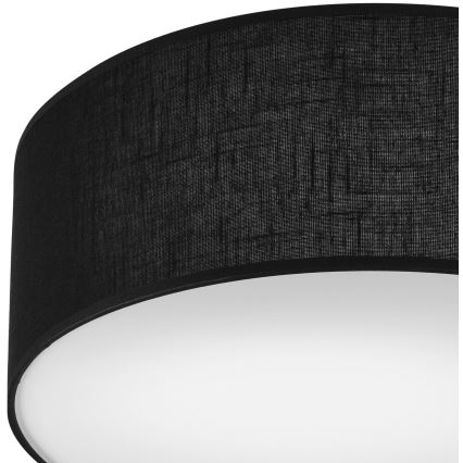 Потолочный светильник SIRJA DOUBLE 2xE27/15W/230V диаметр 35 см черный