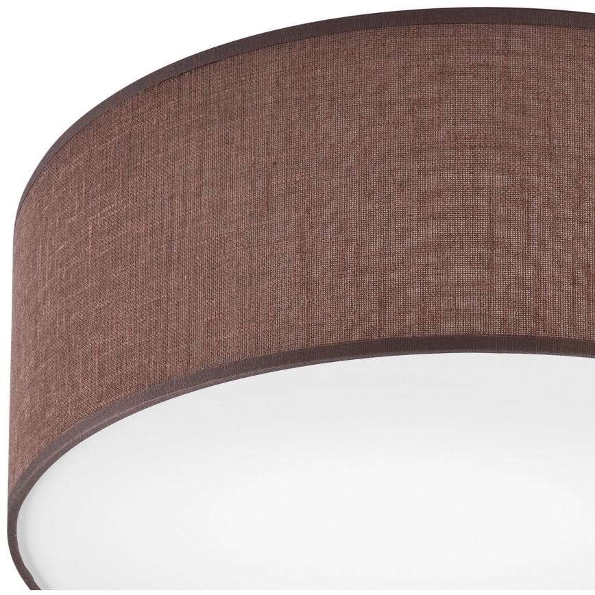 Потолочный светильник SIRJA DOUBLE 2xE27/15W/230V диаметр 35 см коричневый