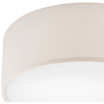 Потолочный светильник SIRJA DOUBLE 2xE27/15W/230V диаметр 35 см кремовый