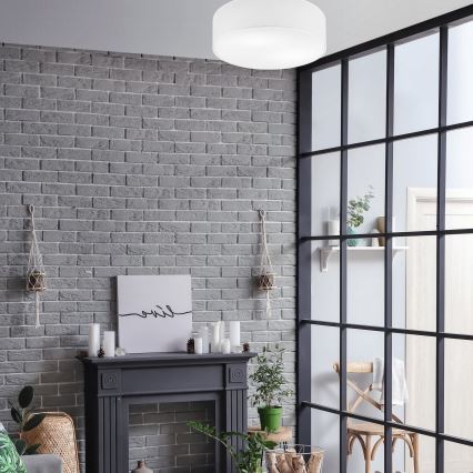 Потолочный светильник SIRJA DOUBLE 4xE27/15W/230V диаметр 45 см белый