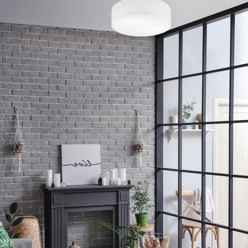 Потолочный светильник SIRJA DOUBLE 4xE27/15W/230V диаметр 45 см белый