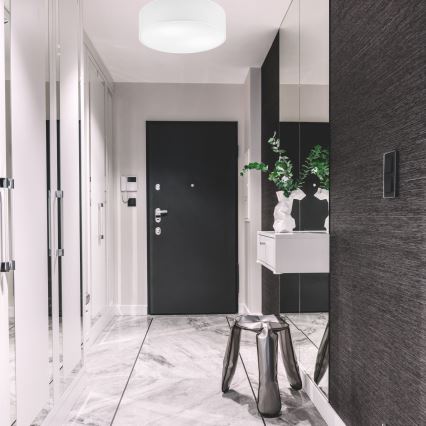 Потолочный светильник SIRJA DOUBLE 4xE27/15W/230V диаметр 45 см белый