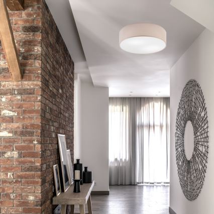 Потолочный светильник SIRJA DOUBLE 4xE27/15W/230V диаметр 45 см бежевый