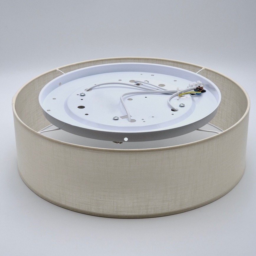 Потолочный светильник SIRJA DOUBLE 4xE27/15W/230V диаметр 45 см кремовый