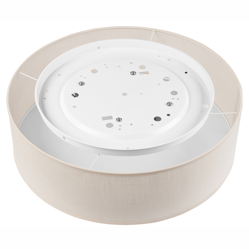 Потолочный светильник SIRJA DOUBLE 4xE27/15W/230V диаметр 45 см кремовый