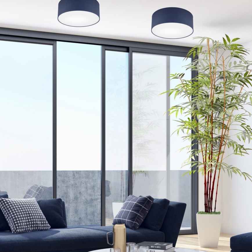 Потолочный светильник SIRJA PASTEL 1xE27/60W/230V диаметр 35 см темно-синий