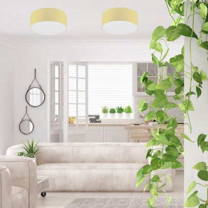 Потолочный светильник SIRJA PASTEL 1xE27/60W/230V диаметр 35 см желтый