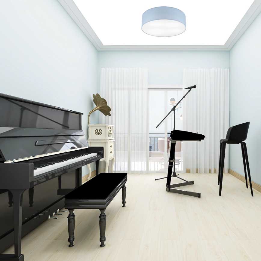 Потолочный светильник SIRJA PASTEL DOUBLE 4xE27/15W/230V диаметр 45 см синий