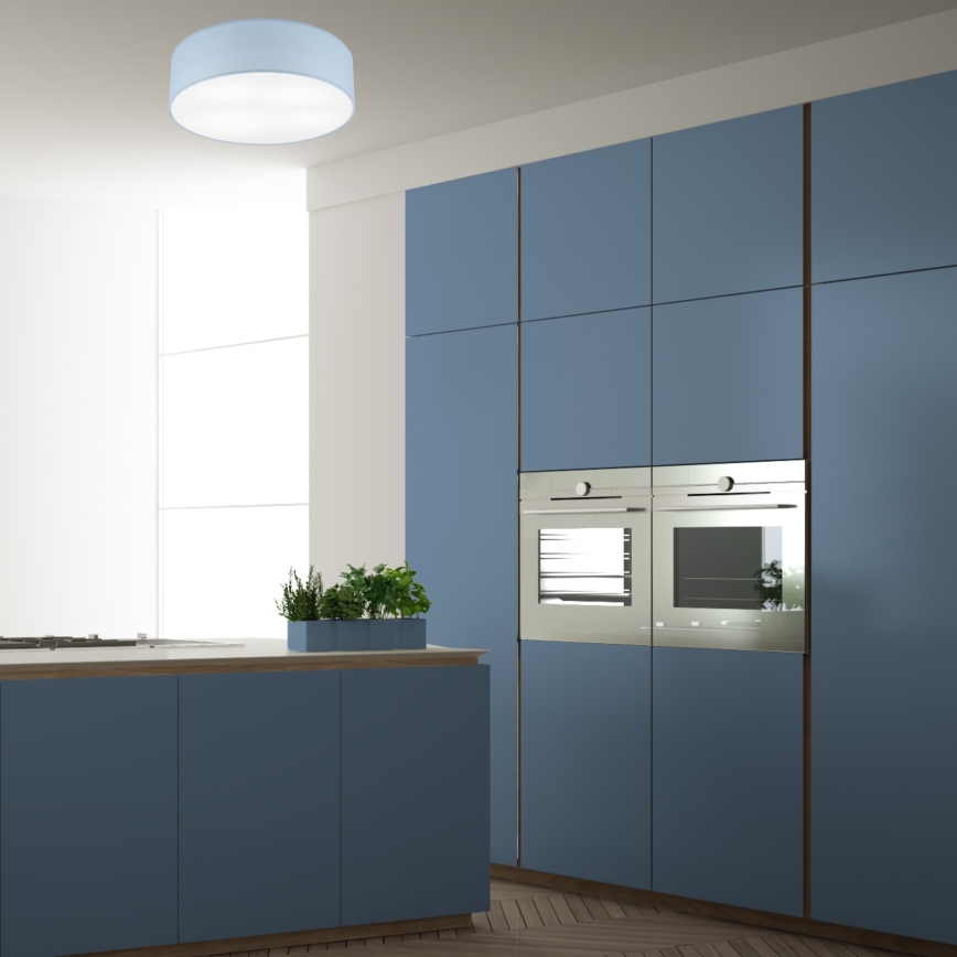 Потолочный светильник SIRJA PASTEL DOUBLE 4xE27/15W/230V диаметр 45 см синий