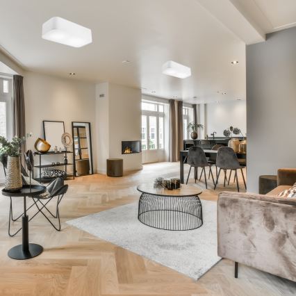 Потолочный светильник SIRJA SQUARE 2xE27/15W/230V белый