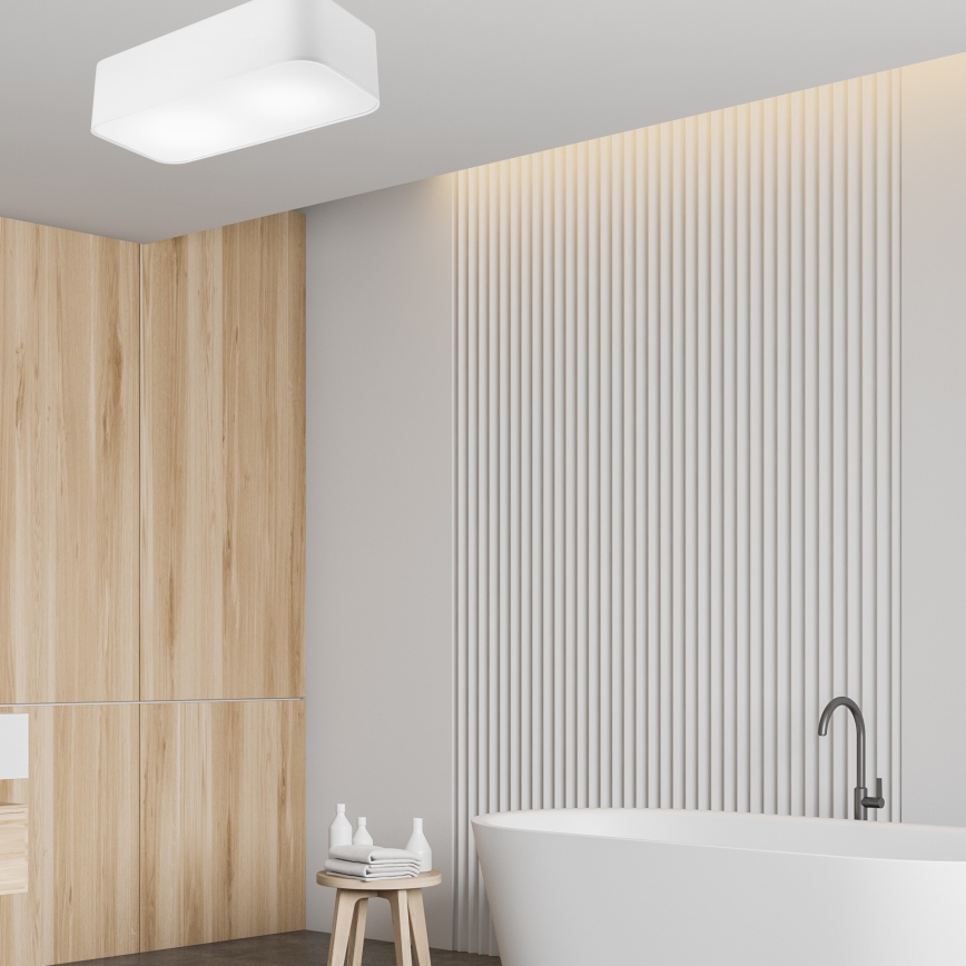 Потолочный светильник SIRJA SQUARE 2xE27/15W/230V белый