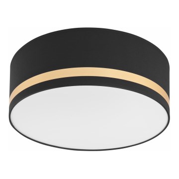 Потолочный светильник SIRJA STRIPE 2xE27/15W/230V диаметр 35 см черный