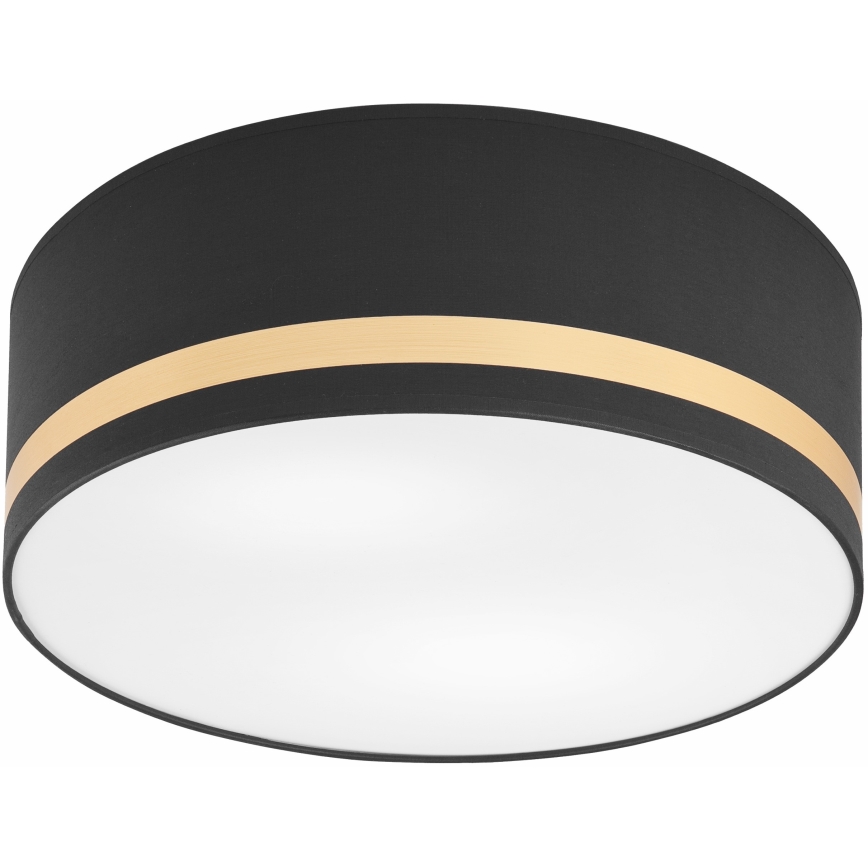 Потолочный светильник SIRJA STRIPE 2xE27/15W/230V диаметр 35 см черный