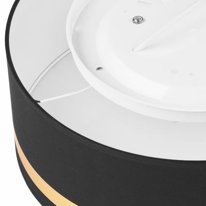 Потолочный светильник SIRJA STRIPE 2xE27/15W/230V диаметр 35 см черный