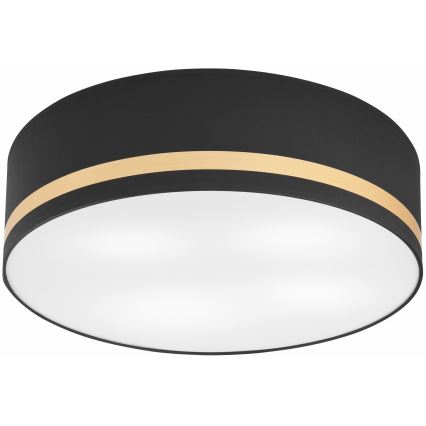 Потолочный светильник SIRJA STRIPE 4xE27/15W/230V диаметр 45 см черный