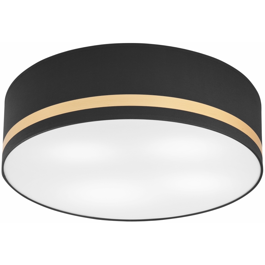 Потолочный светильник SIRJA STRIPE 4xE27/15W/230V диаметр 45 см черный