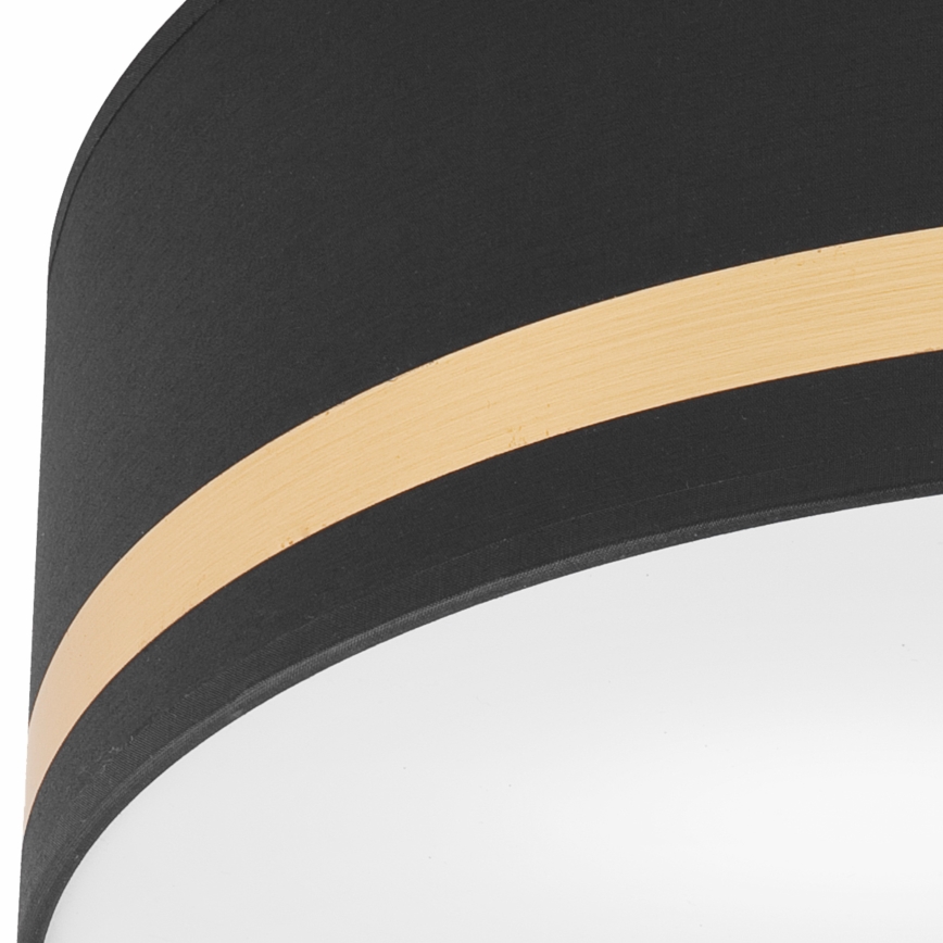 Потолочный светильник SIRJA STRIPE 4xE27/15W/230V диаметр 45 см черный