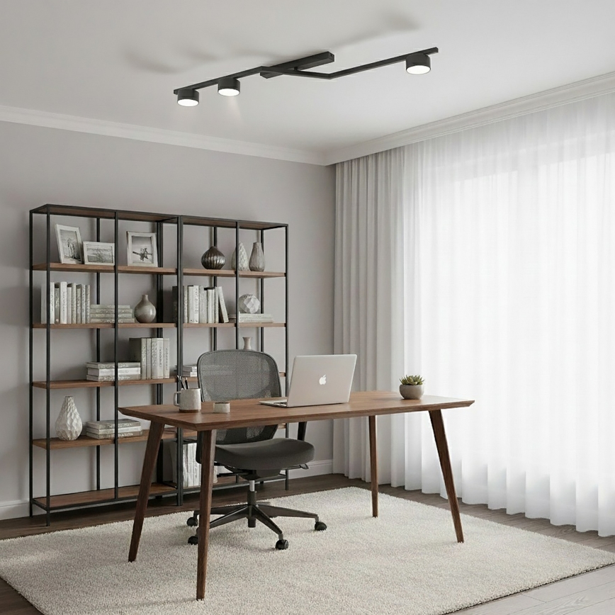 Потолочный светильник SKAN 3xGX53/12W/230V чёрный