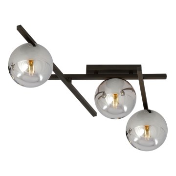 Потолочный светильник SMART 3xE14/10W/230V черный/серый