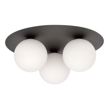 Потолочный светильник SOLAR 3xE14/10W/230V черный/белый