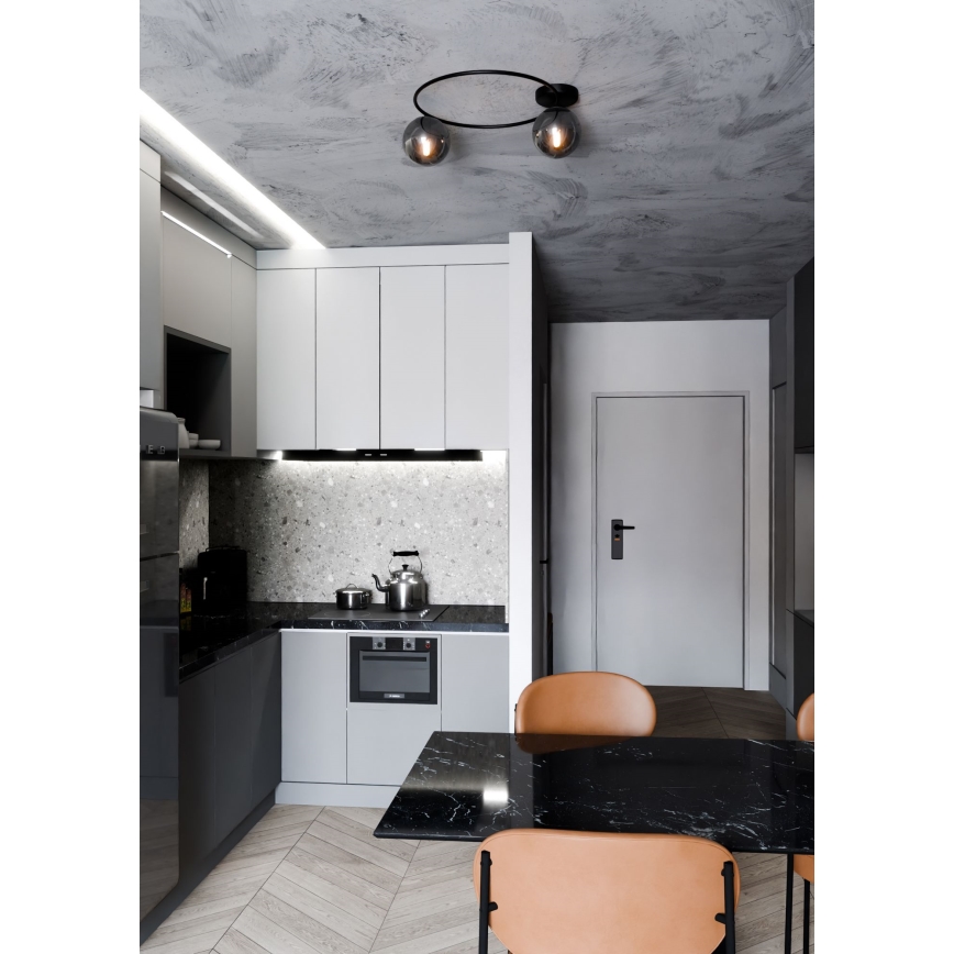 Потолочный светильник SOPRA 2xE14/10W/230V черный