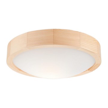 Потолочный светильник SOSNA 1xE27/60W/230V диаметр 27 см сосна