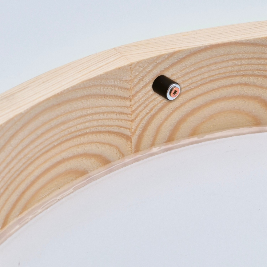 Потолочный светильник SOSNA 1xE27/60W/230V диаметр 27 см сосна