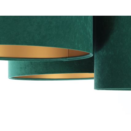 Потолочный светильник SPACE 3xE27/60W/230V зеленый/золотой