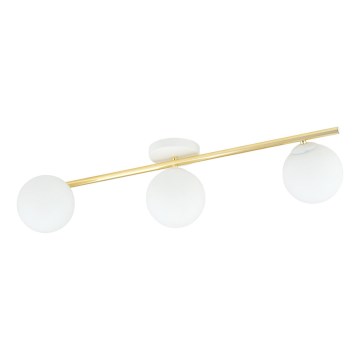 Потолочный светильник SPLENDI 3xE14/10W/230V белый/золотистый